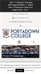 Mobile Screenshot of portadowncollege.com